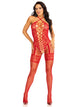 Love Sign Heart Net Bodystocking