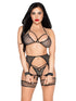 All Tied Up Shimmer Bra and Panty Set