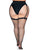 Gwen Plus Fishnet Thigh High Stockings