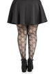 Plus Bow Net Tights