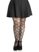 Plus Bow Net Tights