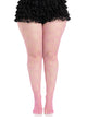 Plus Bow Net Tights