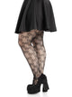 Plus Bow Net Tights