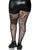Flame Plus Fishnet Tights