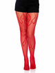 Flame Fishnet Tights