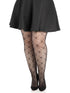 Plus Valentina Heart Net Tights