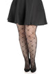 Plus Valentina Heart Net Tights