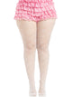 Plus Valentina Heart Net Tights