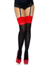 Emma Contrast Cuban Heel Stockings