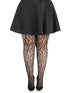 Plus Leopard Net Tights