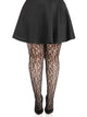 Plus Leopard Net Tights