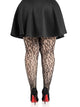 Plus Leopard Net Tights