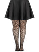 Plus Leopard Net Tights