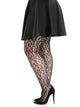 Plus Leopard Net Tights