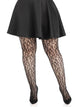 Plus Leopard Net Tights