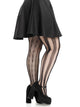 Plus Harlequin Net Tights