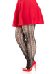 Plus Sweetheart Striped Tights