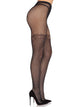 Gilded Grid Net Tights