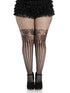 Plus Harlow Net Striped Tights