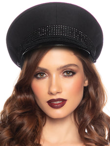 Rhinestone Festival Officer Hat