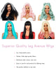 27" Mystic Hue Multi Color Wavy Long Wig