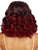 18" Curly Ombre Long Bob Wig