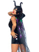 Glitter Flame Cape & Horn Headband