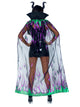 Glitter Flame Cape & Horn Headband