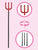 Rhinestone Devil Pitch Fork