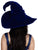 Velvet Ruched Witch Hat