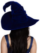 Velvet Ruched Witch Hat