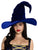 Velvet Ruched Witch Hat