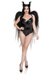Dark Enchantress Chiffon Wings & Horn Headband