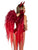 Devil Ombre Chiffon Wings & Horn Headband