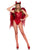 Devil Ombre Chiffon Wings & Horn Headband