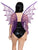 Glitter Strapless Pixie Wings