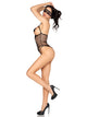 Dark Desires Crotchless Teddy Set