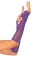 Triangle Net Fingerless Arm Warmer Gloves