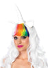 Wavy Rainbow Unicorn Wig & Tail Costume Kit