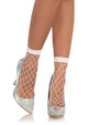 Mara Diamond Net Ankle Socks
