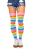 Leigh Rainbow Thigh High Stockings