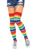 Cherry Rainbow Thigh High Stockings