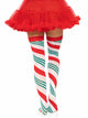 Jolly Holiday Striped Thigh Highs
