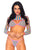 Rainbow Dreams Fishnet Bikini Set