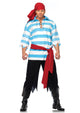 Men's 4 PC Pillaging Pirate Costume
