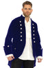 Mens Long Velvet Coat