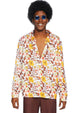 Men's 1970s Floral Disco Costume Shirt