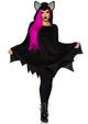 Furry Bat Costume Poncho