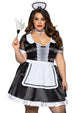 Plus Classic French Maid Costume
