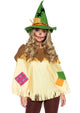 Scarecrow Poncho With Matching Hat
